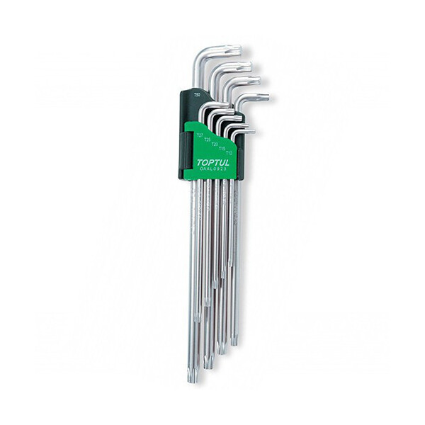 

Г-образные ключи TORX TOPTUL T10-T50 9ед. супердлинные GAAL0923