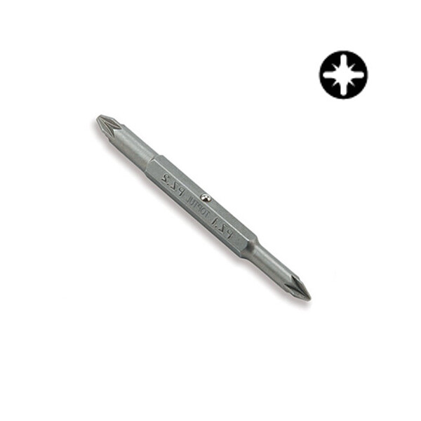 

Бита крестовая двухсторонняя TOPTUL 1/4 PZ1xPZ2 L75мм FKBA0102