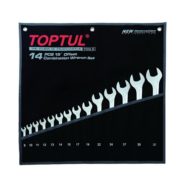 

Набор ключей комбинированных 14 шт 8-32 мм TOPTUL Hi-Performance GPAX1401