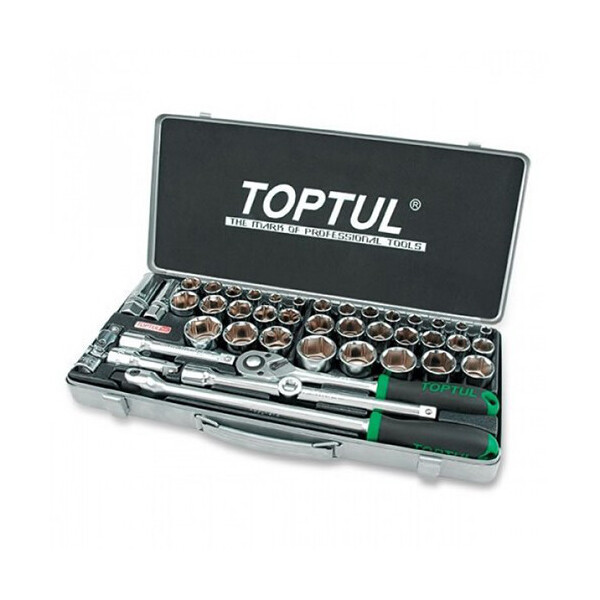

Комбинированный набор инструментов TOPTUL 1/2 (дюйм+метр.) 43ед. GCAD4303