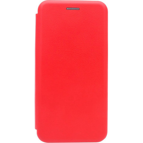 

-книжка Premium с магнитной застежкой и подставкой для Xiaomi Redmi 6 (Красный) (683886)
