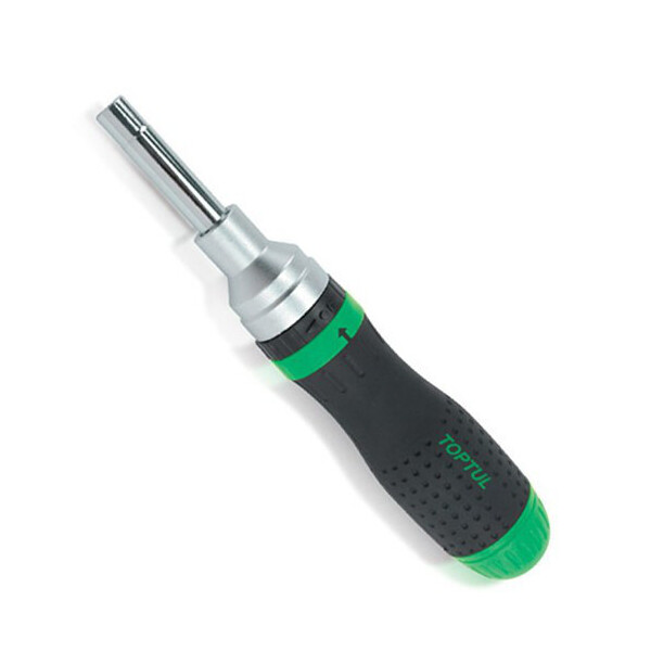 

Реверсивная отвертка-битодержатель TOPTUL 1/4, 5/16, 7/16 FTED1421