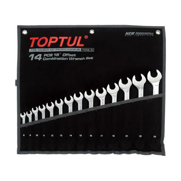 

Набор комбинированных ключей 8-24 мм TOPTUL 14 шт. Dynamic GPAQ1402