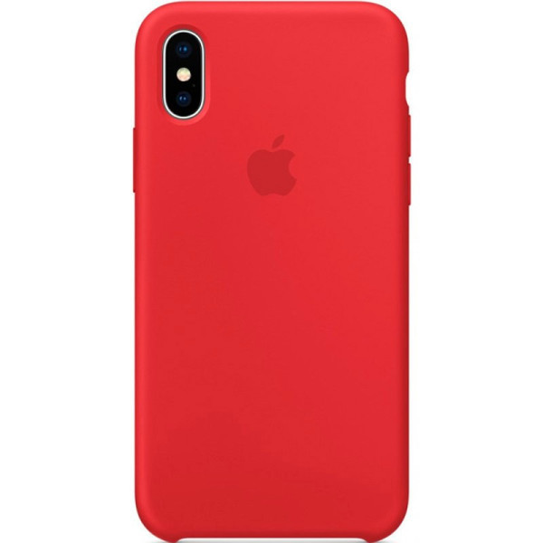 

Silicone case (A) для Apple iPhone X (5.8") / XS (5.8") (Темный Красный / Red Wine) (684198)