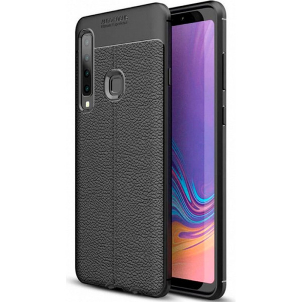 

TPU фактурный (с имитацией кожи) для Samsung Galaxy A9 (2018) (черный) (684451)