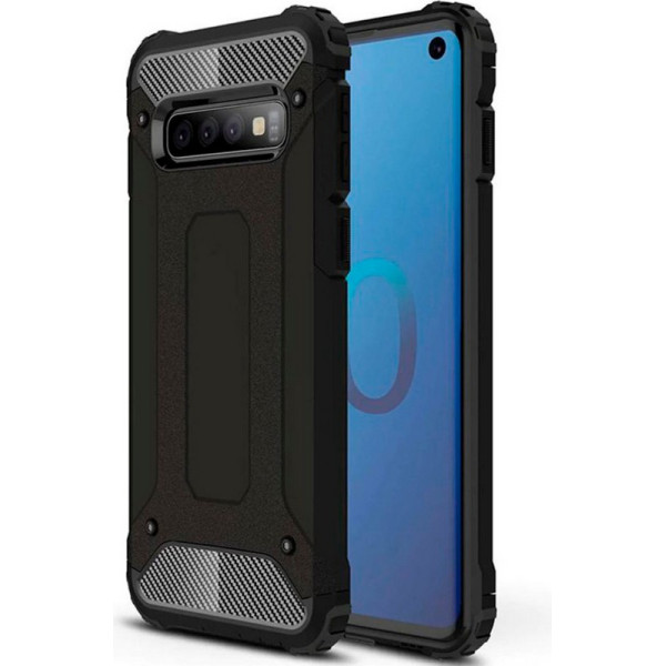 

бронированный противоударный TPU+PC Immortal для Samsung Galaxy S10+ (черный) (684527)