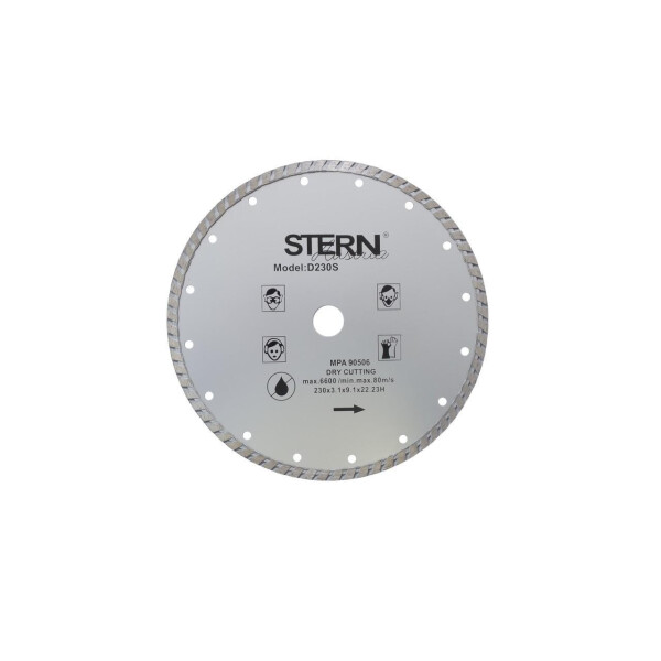 

Диск алмазный Stern - 230 мм турбо (AD-8400)