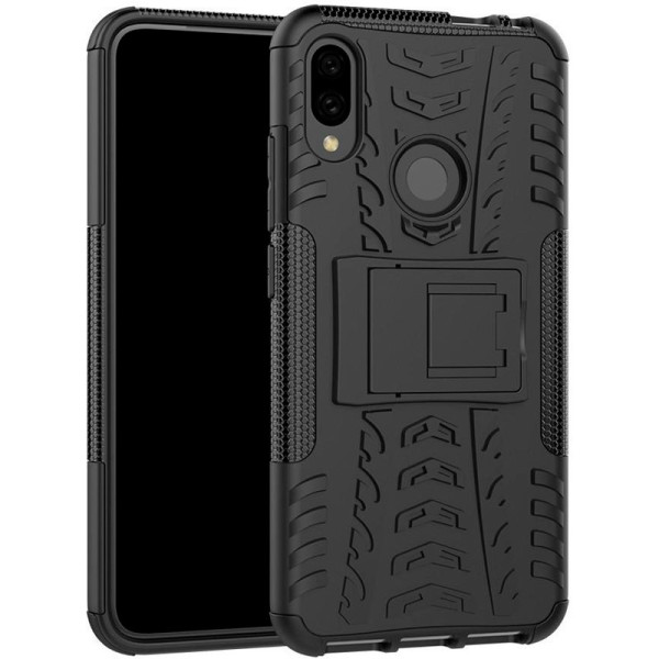 

противоударный двухслойный Shield для Xiaomi Redmi Note 7 с подставкой (черный) (684801)