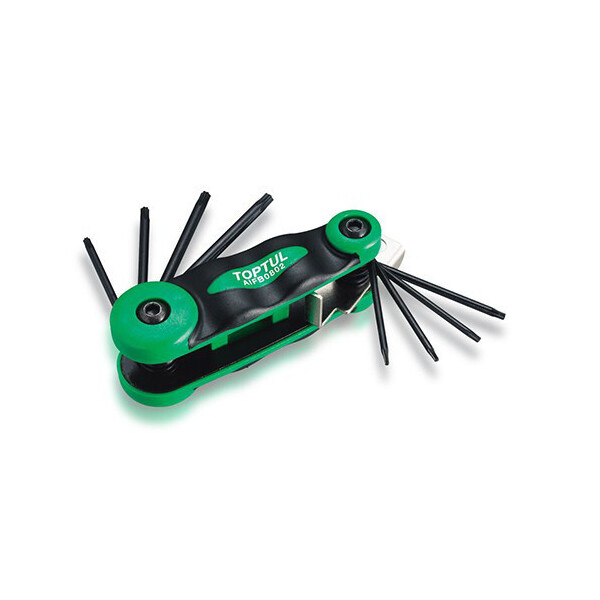 

Набор шестигранников складной TOPTUL TORX: T6-T25 AIFB0802