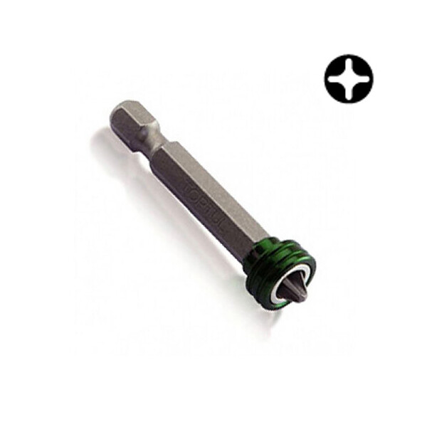 

Бита магнитная TOPTUL 1/4 50мм PH2 под шуруповерт Quick Change FQBB0802