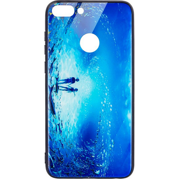 

TPU+Glass светящийся в темноте для Huawei P smart / Enjoy 7S (под водой) (684818)