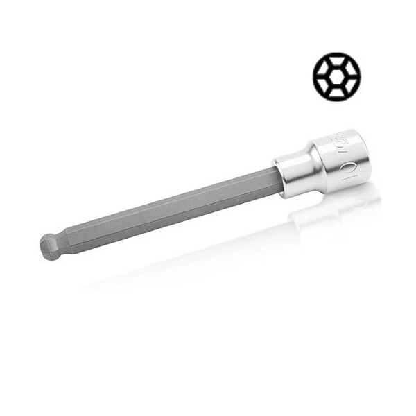 

Насадка шестигранник HEX TOPTUL 8 мм 140мм 1/2 с шаром BCSA1608
