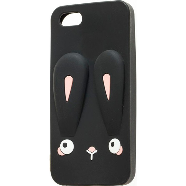 

силиконовая накладка 3D Child Bunny для Xiaomi Redmi 6A (черный) (685431)