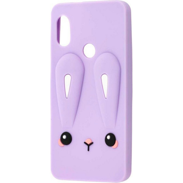 

силиконовая накладка 3D Child Bunny для Xiaomi Redmi Note 5 Pro / Note 5 (AI Dual Camera) (фиолетовый) (685435)