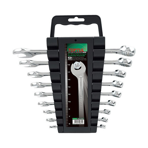 

Набор рожково-накидных ключей TOPTUL 9 шт. 6-19 мм GAAC0901