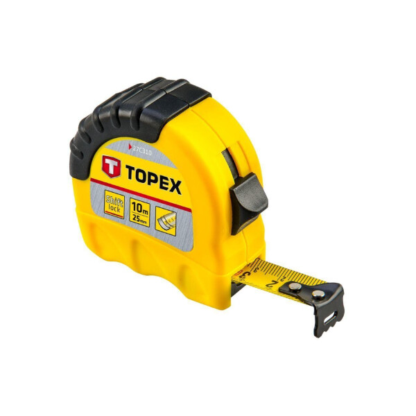 

Рулетка Topex - 10 м х 25 мм, Shiftlock (27C310)