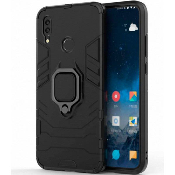 

ударопрочный Transformer Ring под магнитный держатель для Huawei Y7 2019 /Huawei Y7 Prime 2019 (черный / Soul Black) (685623)