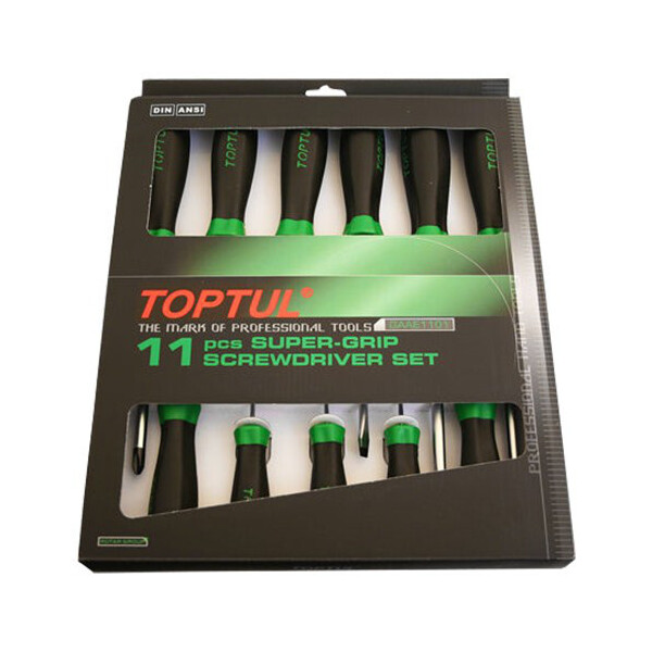 

Набор отверток TOPTUL 11 ед. GAAE1101