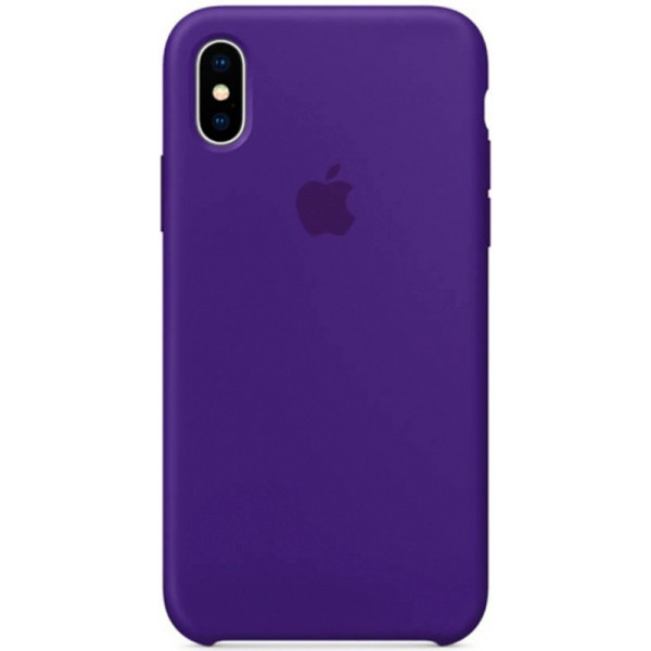 

Silicone case (AAA) для Apple iPhone X (5.8") / XS (5.8") (Темный фиолетовый / Ultra Violet) (685766)