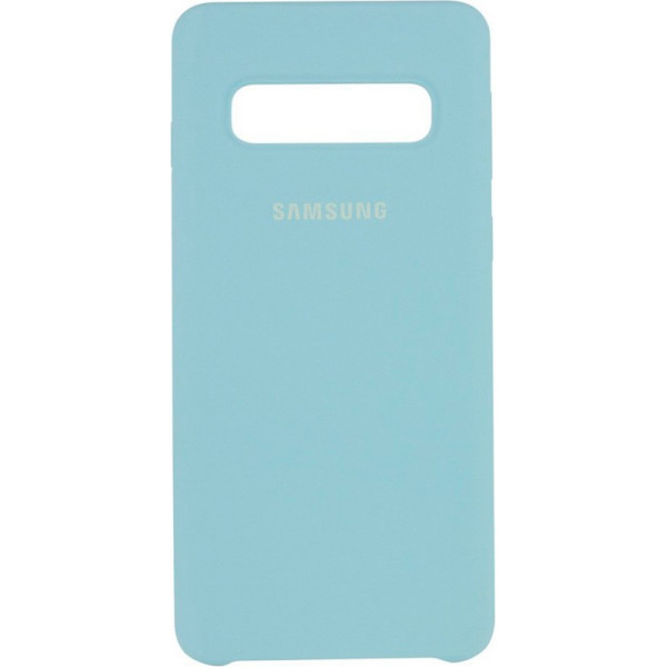 

Silicone case для Samsung Galaxy S10+ (Голубой / Marine Green) (685909)