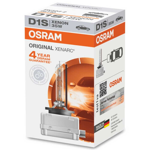 

Штатная ксеноновая лампа Osram D1S Xenarc Original 66144/66140-FS 35w P32d-2 4500k