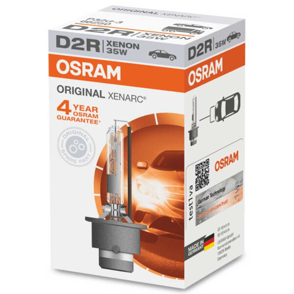 

Штатная ксеноновая лампа Osram D2R Xenarc Original 66250-FS 35w P32d-3 4500k