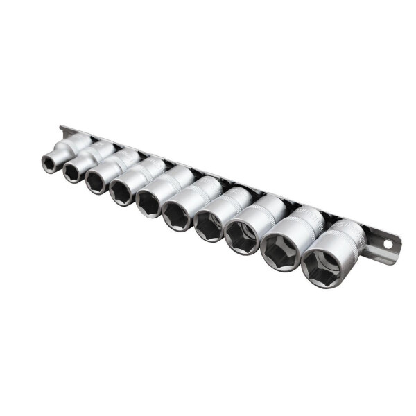 

Набор головок шестигранных 1/2 Intertool - 10 шт. (10-24 мм) (ET-6011)
