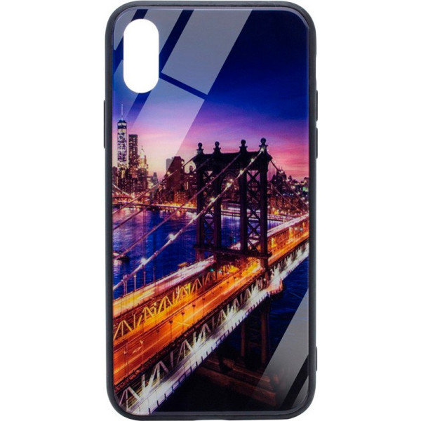 

TPU+Glass Night series для Apple iPhone X (5.8") / XS (5.8") (Мост) (686020)