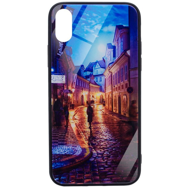 

TPU+Glass Night series для Apple iPhone X (5.8") / XS (5.8") (переулок) (686022)