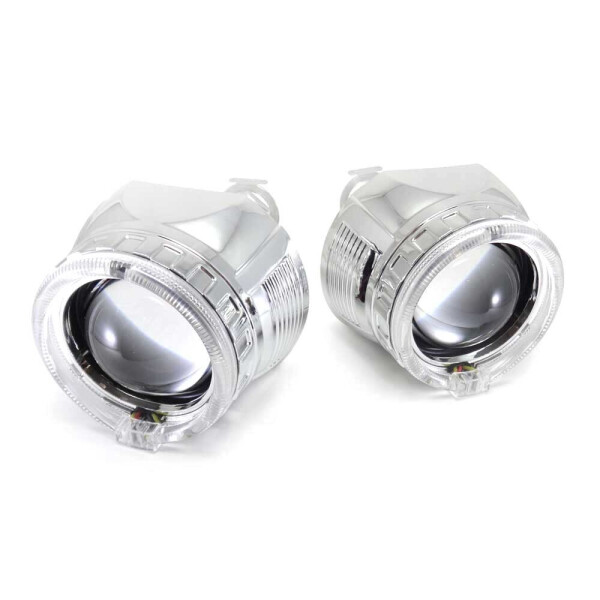 

Биксеноновые линзы Infolight G5 2.5" с ангельскими глазками Cree, под H1