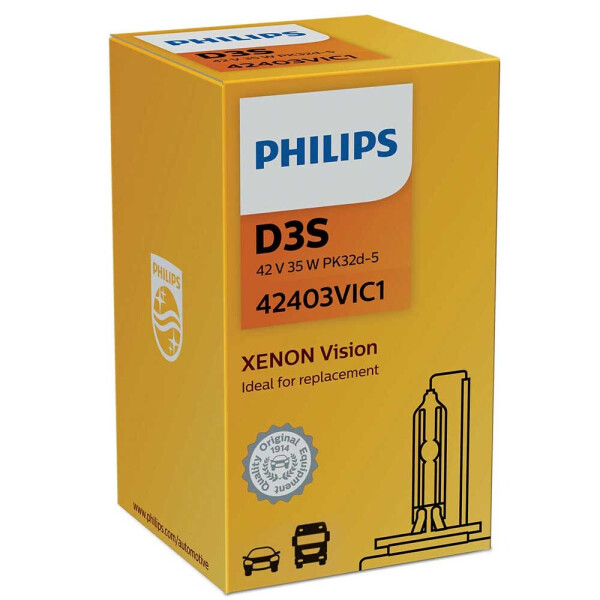 

Штатная ксеноновая лампа Philips D3S Xenon Vision 42403VIС1 35w 4600k