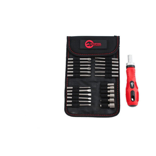 

Отвертка Intertool - реверсивная 26 ед., Prof (VT-1026)