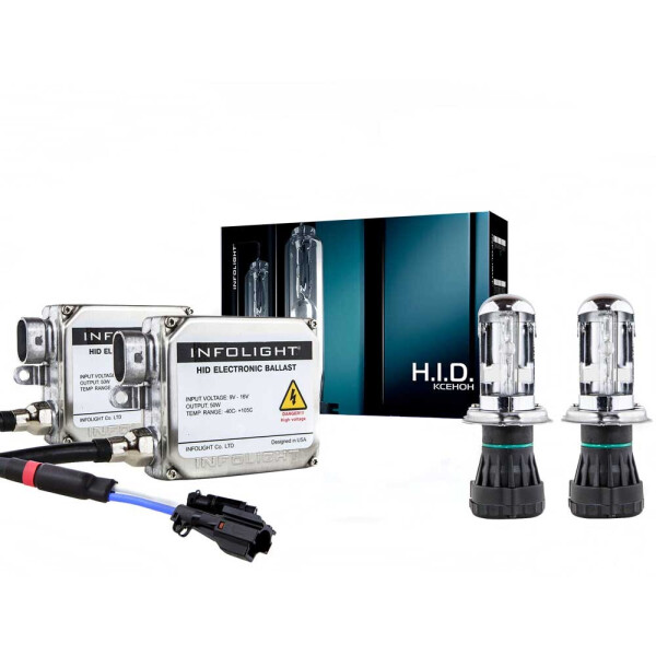 

Комплект биксенона Infolight 50w 12v H4 5000k