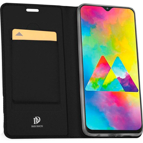 

-книжка Dux Ducis с карманом для визиток для Samsung Galaxy M20 (черный) (686257)