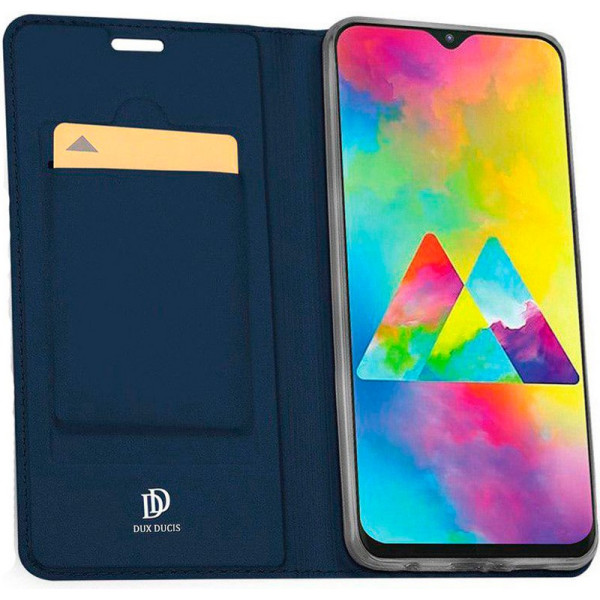 

-книжка Dux Ducis с карманом для визиток для Samsung Galaxy M20 (Синий) (686258)