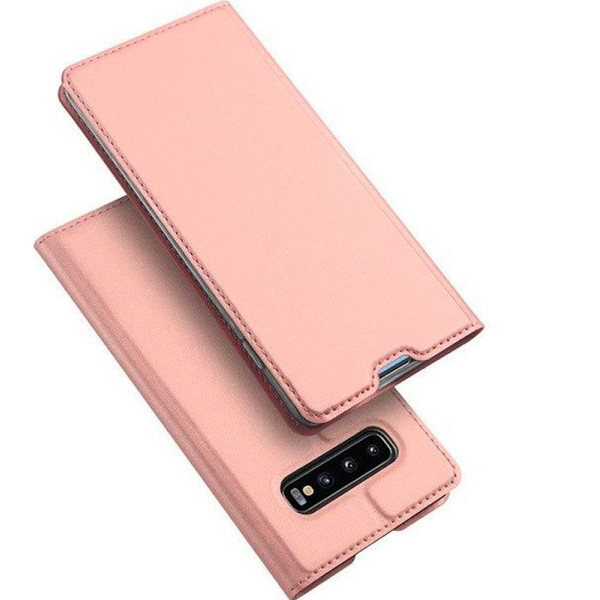 

-книжка Dux Ducis с карманом для визиток для Samsung Galaxy S10+ (Rose Gold) (686270)