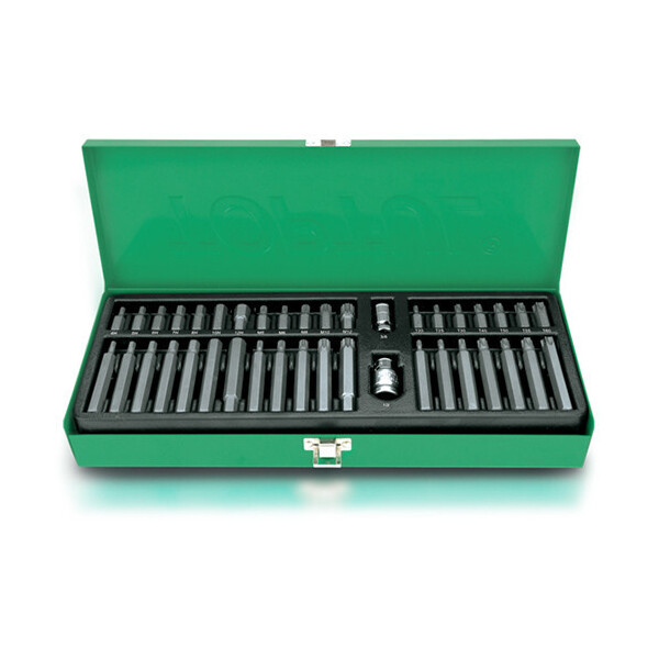 

Набор бит TOPTUL 10мм HEX,TORX,SPLINE 40ед. GAAD4002