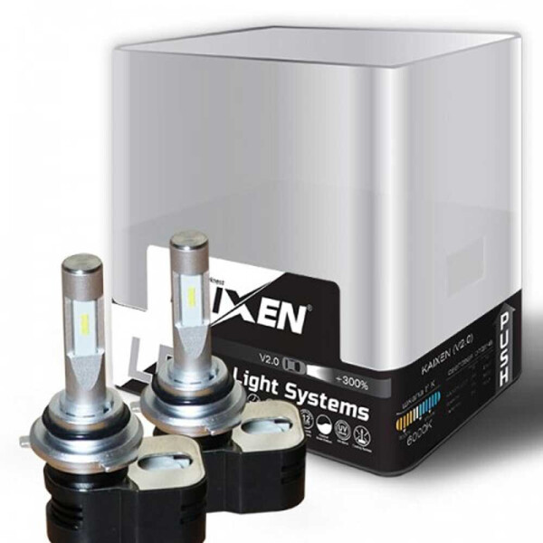 

Светодиодные лампы LED Kaixen V2.0 HB4 (9006) 4300k 4500Lm 30w 12v