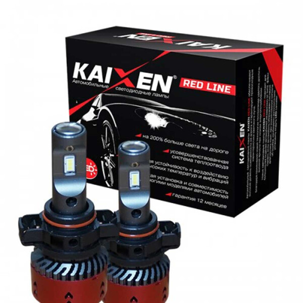 

Светодиодные лампы LED Kaixen RedLine H16 (5202) 6000k 3800Lm 35w 12-24v