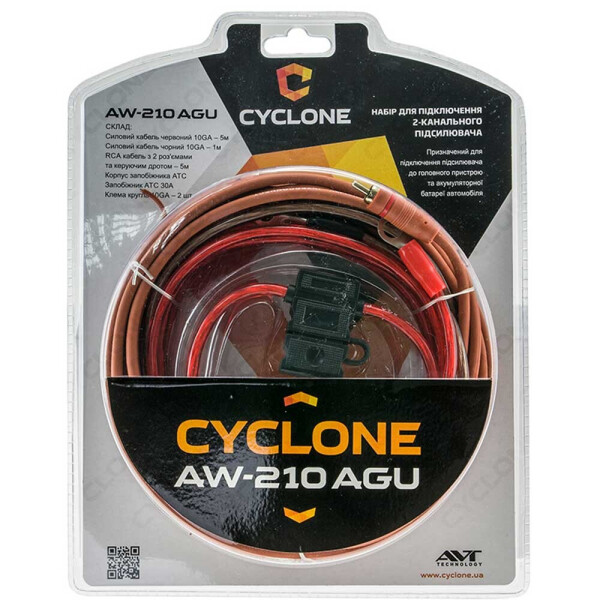 

Набор для подключения усилителя Cyclone AW-210 AGU