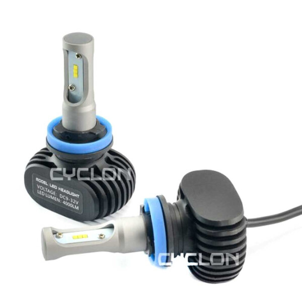 

Светодиодная лампа LED Cyclone H11 5000K 4000Lm CSP type 9B