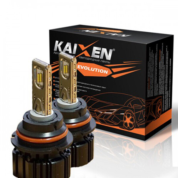 

Светодиодные лампы LED Kaixen Evo HB1 (9004)/HB5 (9007) 6000k 6800Lm 50w 12-24v