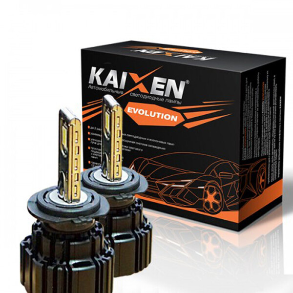 

Светодиодные лампы LED Kaixen Evo H7 6000k 6800Lm 50w 12-24v