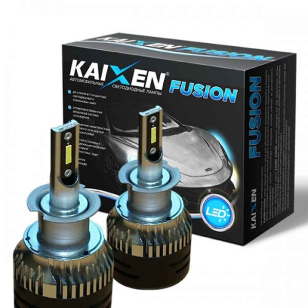 

Светодиодные лампы LED Kaixen Fusion H3 6000k 3200Lm 35w 12-24v