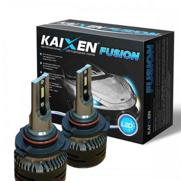 

Светодиодные лампы LED Kaixen Fusion HB4 (9006) 6000k 3200Lm 35w 12-24v