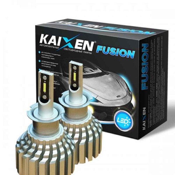 

Светодиодные лампы LED Kaixen Fusion Fog Lamps H3 6000k 2300Lm 25w 12-24v