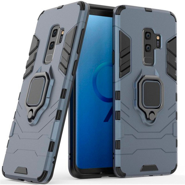 

ударопрочный Transformer Ring под магнитный держатель для Samsung Galaxy S9+ (Серый / Metal slate) (686615)