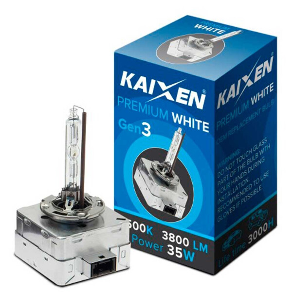 

Штатная ксеноновая лампа Kaixen Premium White Gen 3 D1S 35w 5500k