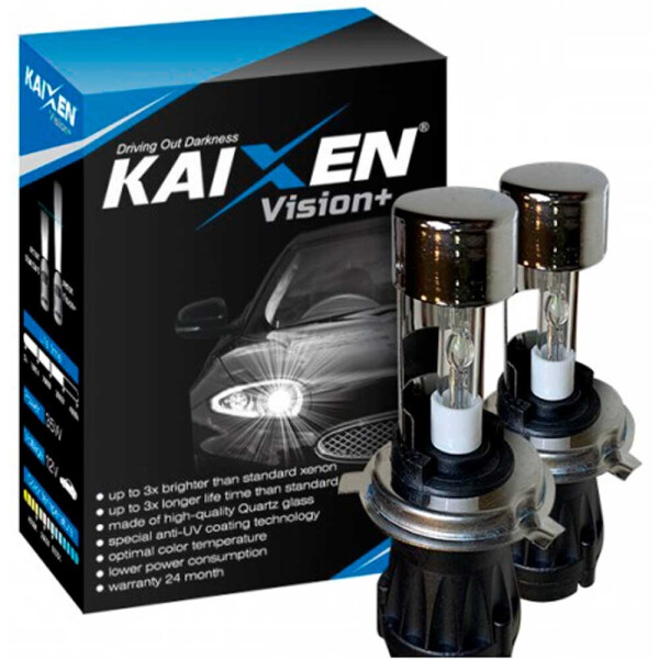 

Ксеноновая лампа Kaixen Vision+MAXX H4 (HB2, 9003) 35w 3800Lm 4300k
