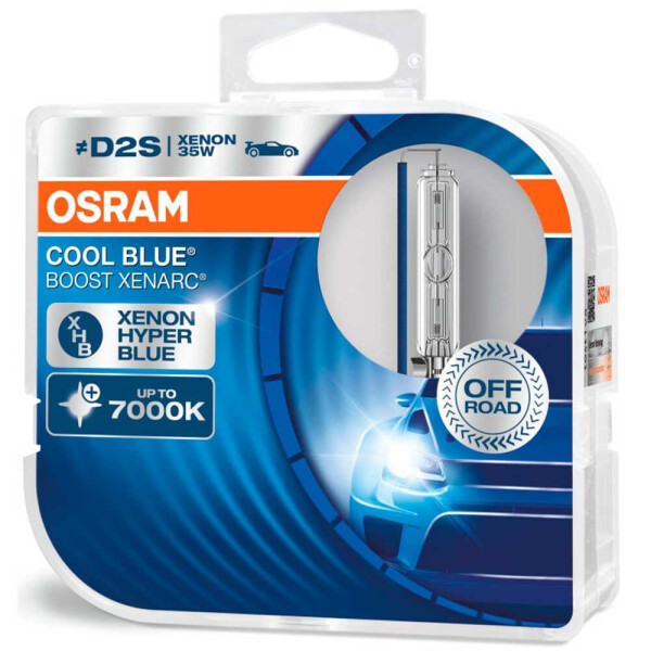 

Штатная ксеноновая лампа Osram D2S Xenarc Cool Blue Boost 66240CBB DUO 35w PK32d-2 7000k